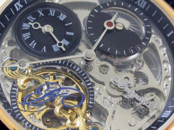 ブレゲスケルトントゥールビヨンレプリカ時計