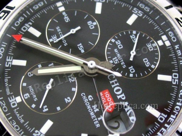 ショパールミレミリアGMTの2005クロノグラフ。スイス時計のレプリカ