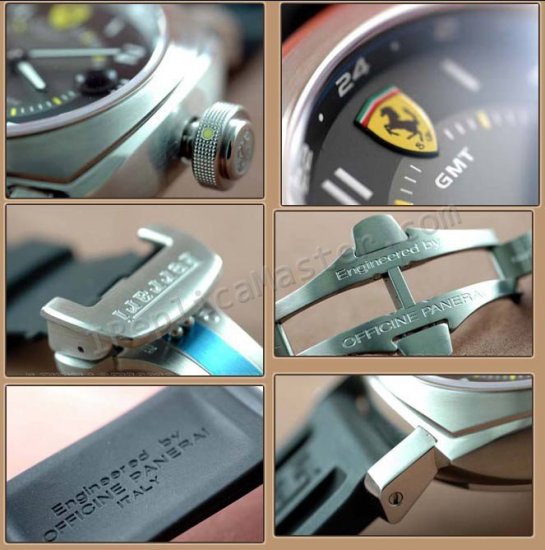 フェラーリスクーデリアGMTの。スイス時計のレプリカ