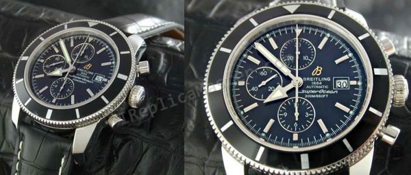 Breitling Cronógrafo Superocean Suíço Réplica Relógio