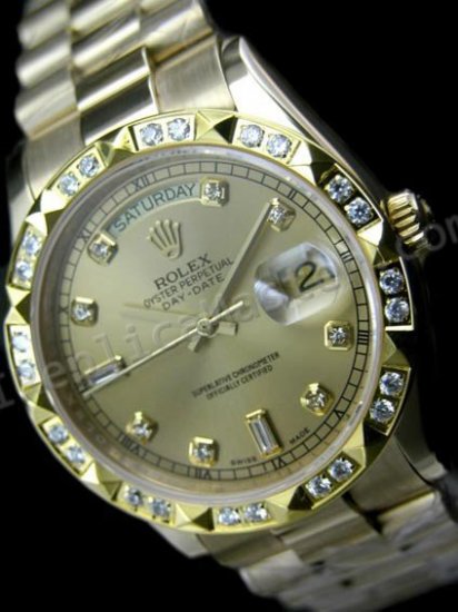 Rolex Oyster Perpetual Day-Date Suíço Réplica Relógio