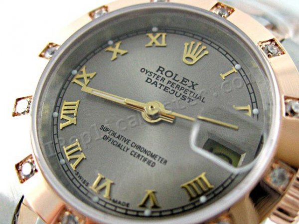 Rolex Oyster Perpetual Datejust Ladies Suíço Réplica Relógio