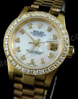 Rolex Oyster Perpetual Datejust Ladies Suíço Réplica Relógio