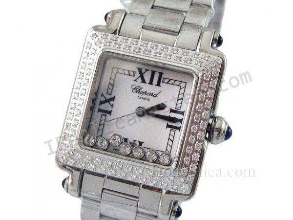 Ladies Sport Chopard Feliz Swiss Replica Watch Suíço Réplica Relógio