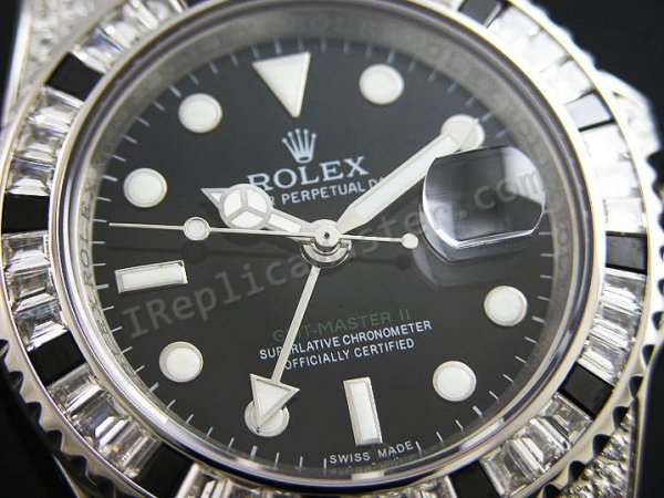 Replica Rolex GMT Master II Diamond Suíço Réplica Relógio
