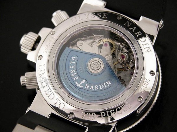 Ulysse Nardin Marine Chronograph Suíço Réplica Relógio