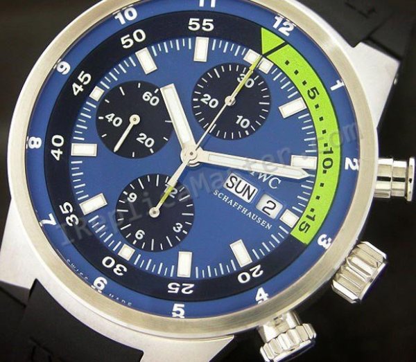 Special Edition IWC Cousteau Divers Aquatimer Chronograph Suíço Réplica Relógio