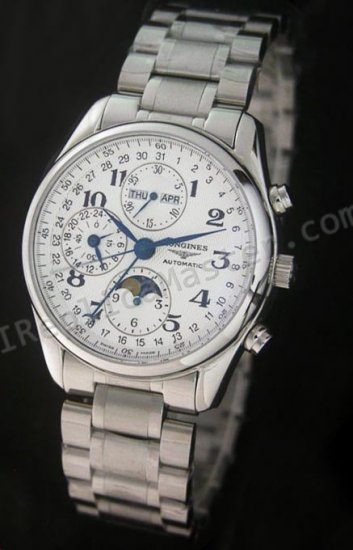 Longines Master Collection Moonphase Chronograph. Swiss Watch ре
