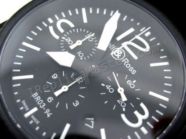 Белл и Росс инструмента BR03-94 Cronograph, Swiss Watch Реплика