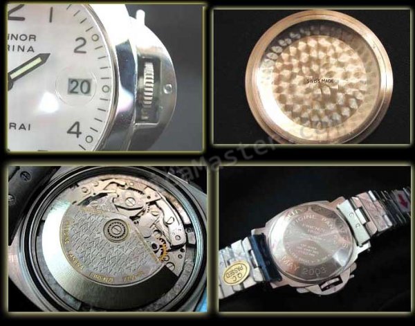 Officine Panerai Luminor Марина Дата, 40 мм - Swiss Watch реплик
