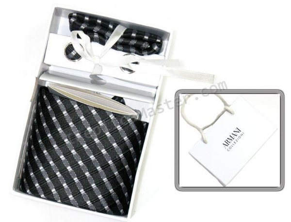 Armani галстук и запонки набора реплик
