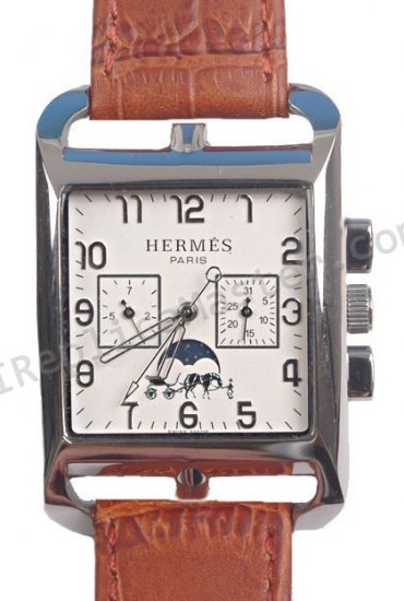 Hermes Montre Cape Cod jour-nuit Réplique Montre - Cliquez sur l'image pour la fermer