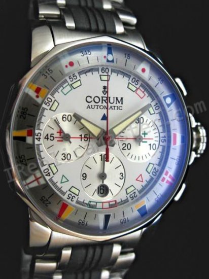 Corum Admirals Cup Chronograph Swiss Replica Watch - Click Image to Close