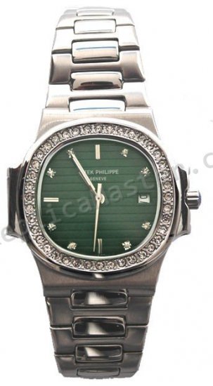 Patek Philippe Nautilus Diamonds Watch Replica Watch - Click Image to Close