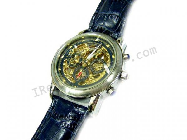 Patek Philippe Calatrava Skeleton Replica Watch - Click Image to Close