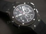 Hublot Big Bang Chronograph Black PVD Swiss Movement Schweizer Replik Uhr