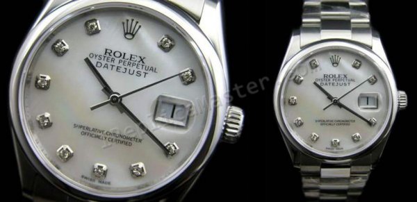 Rolex Oyster Perpetual DateJust Swiss Replica Watch - Click Image to Close