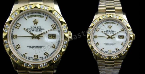 Rolex Oyster Día Perpetuo-Date Reloj Suizo Réplica