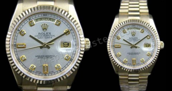 Rolex Oyster Día Perpetuo-Date Reloj Suizo Réplica