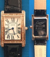 Cartier Tank Americaine Moyen Diamonds Replica Watch