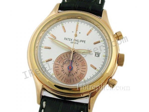 Patek Philippe Annual Calendar Chronograph Replica Watch - Click Image to Close