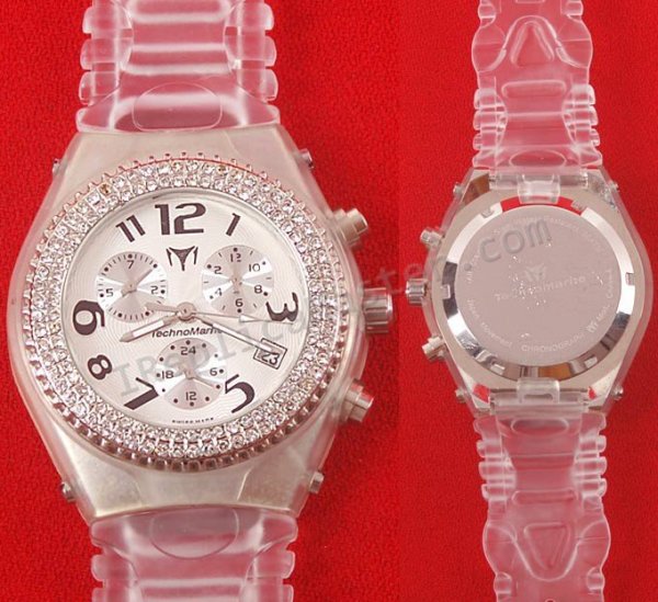 TechnoMarine Technodiamond Datograph Replica Orologio - Clicca l'immagine per chiudere