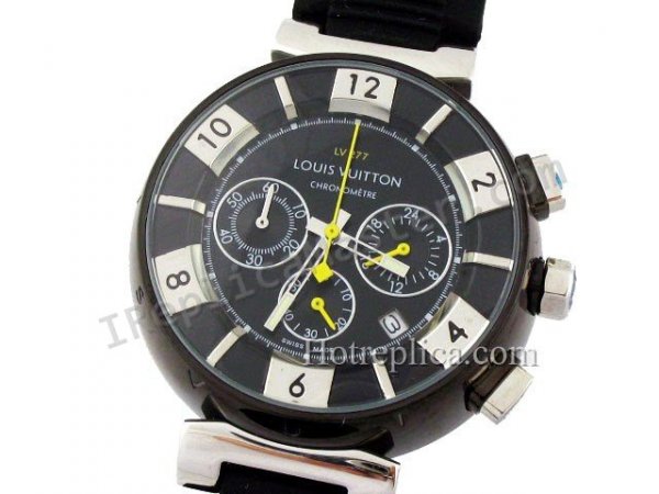 Louis Vuitton Tambor Cronógrafo Réplica Reloj - Haga click en la imagen para cerrar