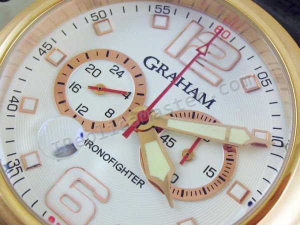 Грэм негабаритных Chronofighter классические часы Реплика Хроног