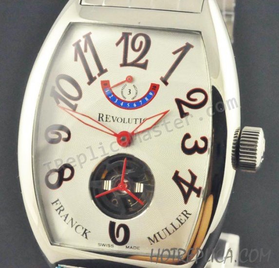 Franck Muller Tourbillon Revolución Reserva de Réplica Reloj