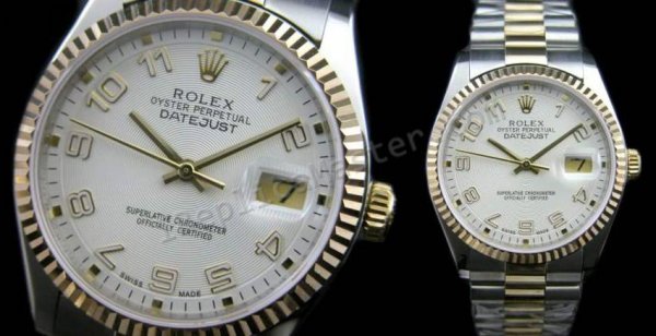 Rolex Oyster Perpetual DateJust Swiss Replica Watch - Click Image to Close