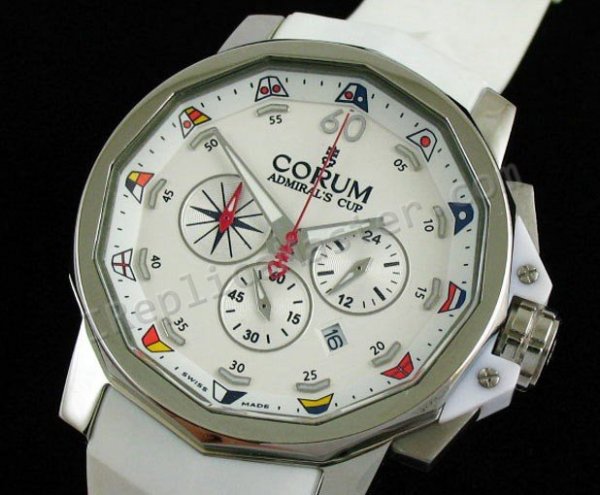 Corum Admirals Cup Chronograph Challenge Replica Watch - Click Image to Close