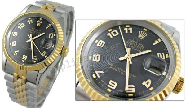 Rolex Oyster Perpetual DateJust Swiss Replica Watch - Click Image to Close