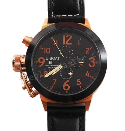 U-Boat Cronógrafo cabina de 52 mm Reloj Réplica Reloj