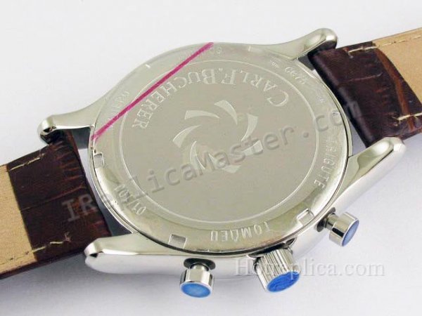 Carl F. Tribute Manero Bucherer para MaBu Cronógrafo