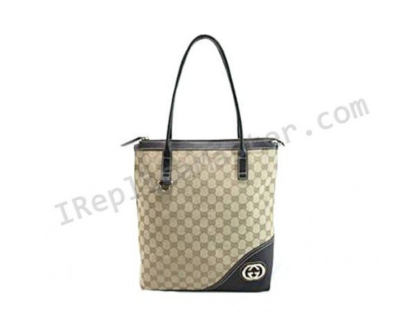 Gucci New Britt Monogram Handbag 182492 Replica - Click Image to Close