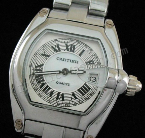 Cartier Roadster Fecha Réplica Reloj - Haga click en la imagen para cerrar