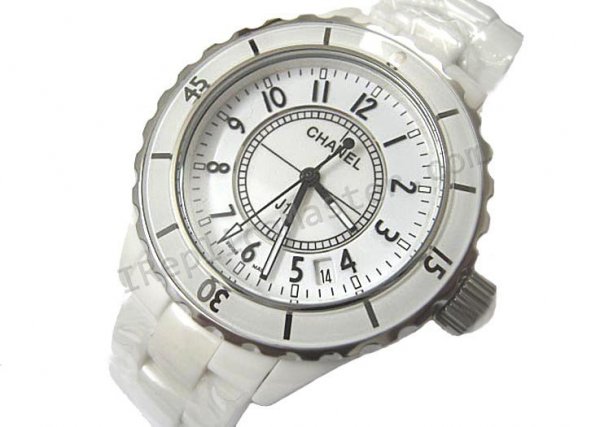 Chanel J12, Real Ceramic Case And Braclet Replica Watch - Click Image to Close
