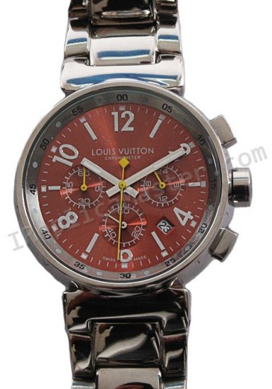 Louis Vuitton Tambour Quartz Chronograph Replica Watch