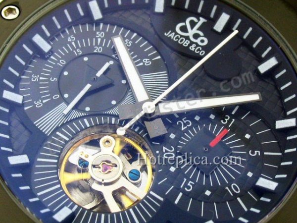 ジェイコブ＆カンパニーエピック2 E2のトゥールビヨンレプリカ時計
