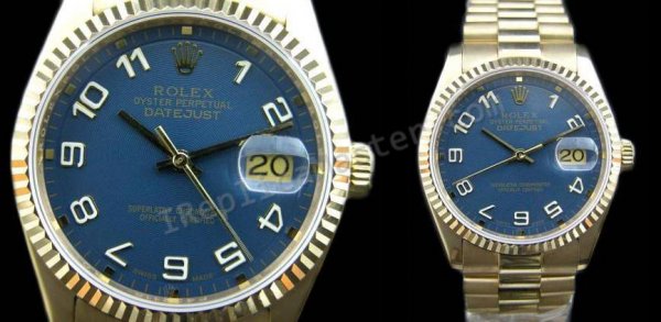 Rolex Oyster Perpetual DateJust Swiss Replica Watch - Click Image to Close