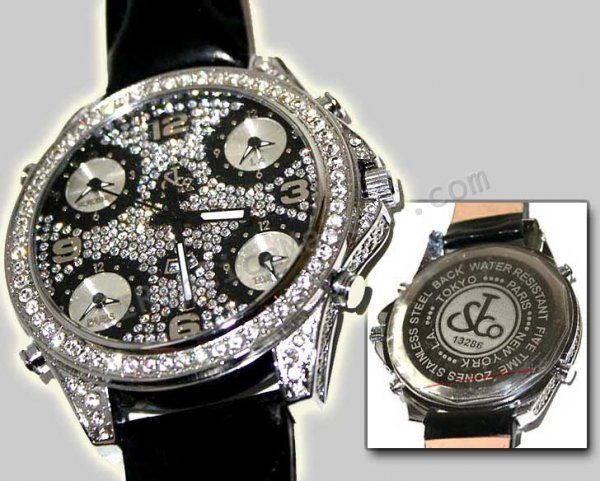 Jacob & Co Five Time Zone Full Size Replik Uhr - zum Schließen ins Bild klicken