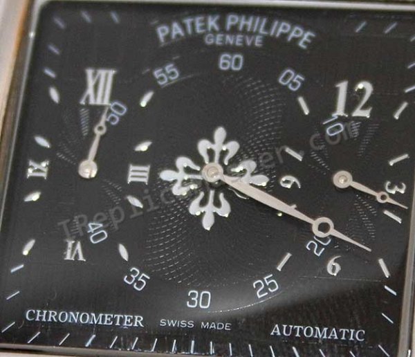 Patek Philippe Dual Time, Square Dial Replica Orologio