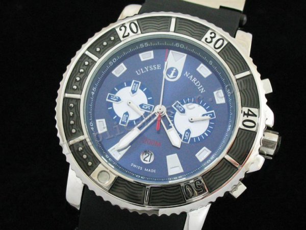 Ulysse Nardin Maxi Marine Chronograph Orologio Replica - Clicca l'immagine per chiudere