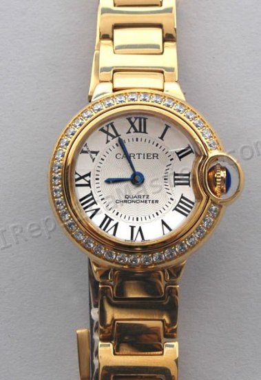 Cartier Balloon Bleu de Cartier Diamonds, Small Size, Replica Watch