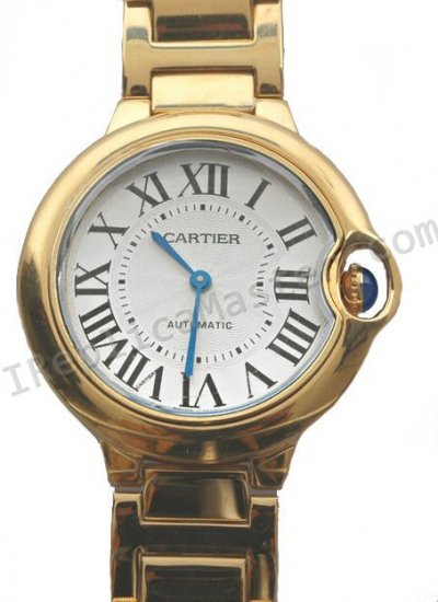 Bleu de Cartier Cartier globo, de tamaño mediano, Réplica Reloj - Haga click en la imagen para cerrar