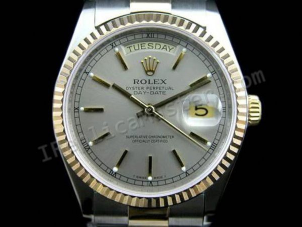 Oyster Perpetual Day-Rolex Date Suisse Réplique