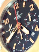 Hublot Big Bang Chronograph Swiss Replica Watch Movment Suíço Réplica Relógio