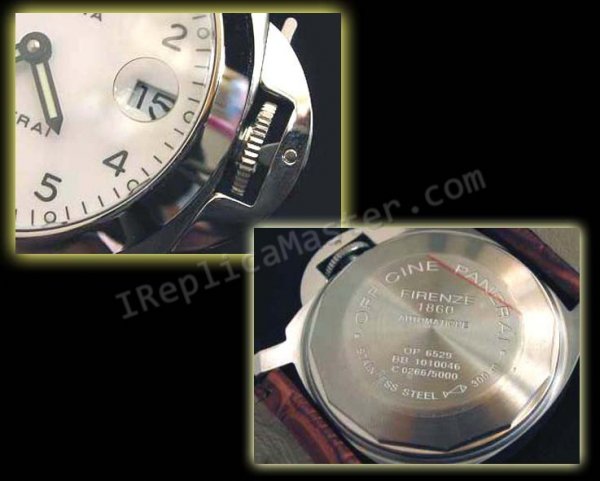 Officine Panerai Luminor Marina Fecha Reloj Suizo Réplica