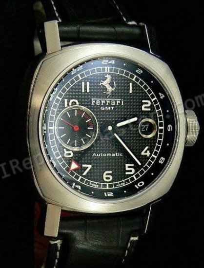 Ferrari Gran Tourismo GMT Schweizer Replik Uhr - zum Schließen ins Bild klicken