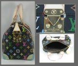 ルイヴィトンモノグラムマルチカラーキャンバススピーディ30ブラックM92642ハンドバッグのレプリカ